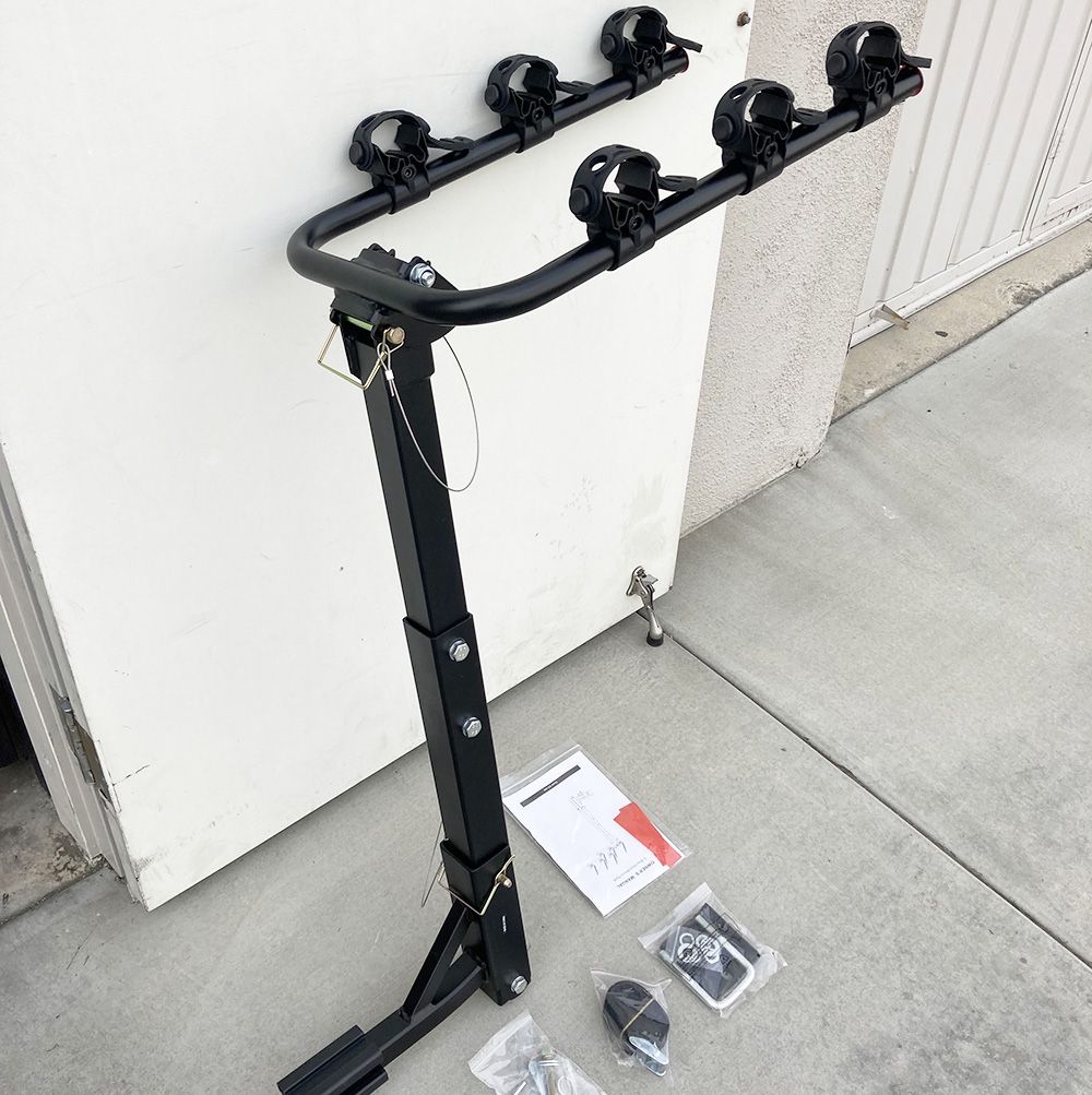 Brand New $65 Tile Foldable 3-Bike Rack Mount Bicycle Carrier for 2” Hitch Trucks SUVs 110lbs Max 