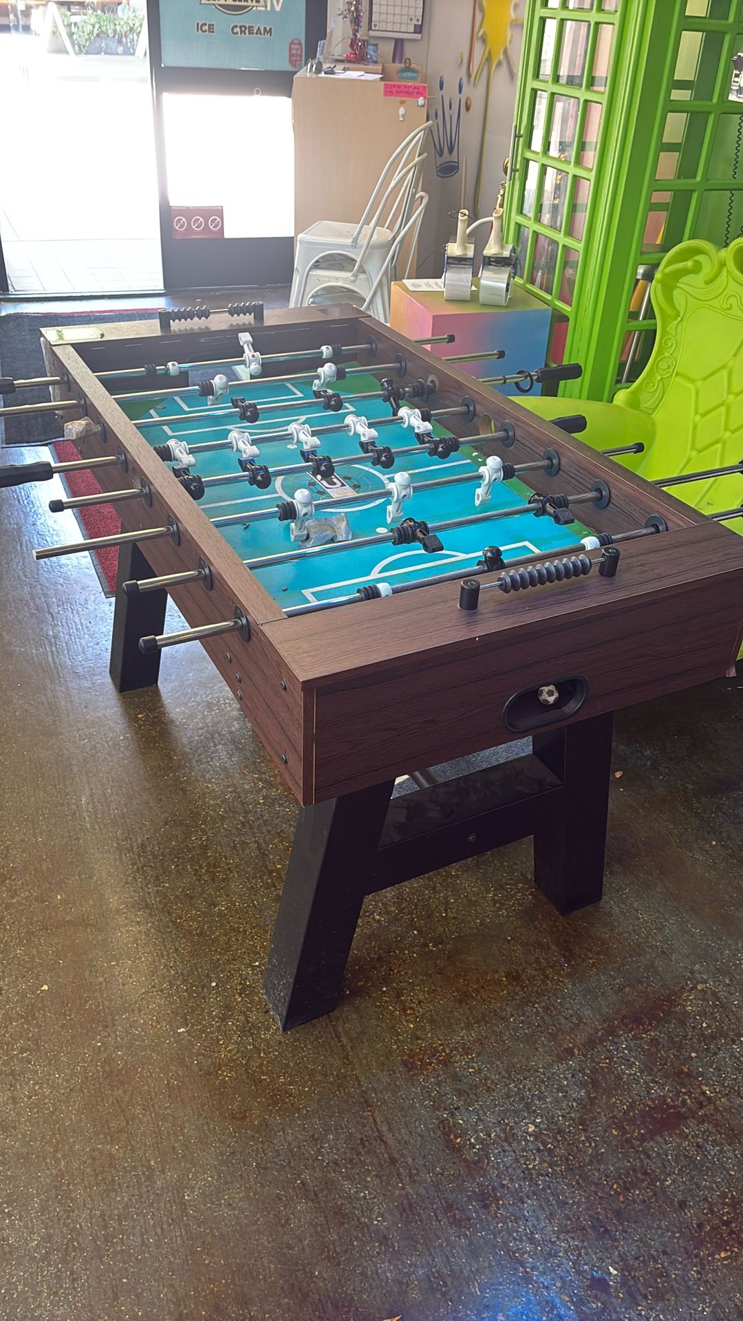 FREE FOOSBALL TABLE
