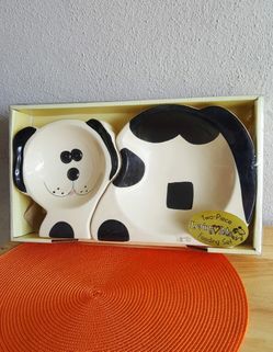 Pet feeding set( 2 pieces bowls )