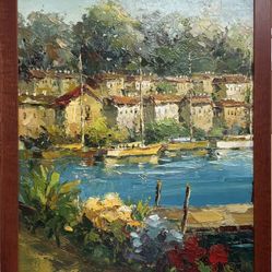 Mediterranean Reflection Oil Painting 