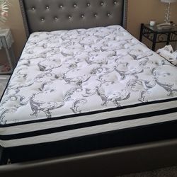 Full Bed Frame with Mattress