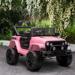 PINK RIDE ON  JEEP NEW!!!