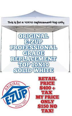 ORIGINAL E-ZUP PROFESSIONAL GRADE REPLACEMENT TOP 10X10
