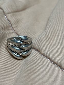 Silver 925 Dolphin Ring