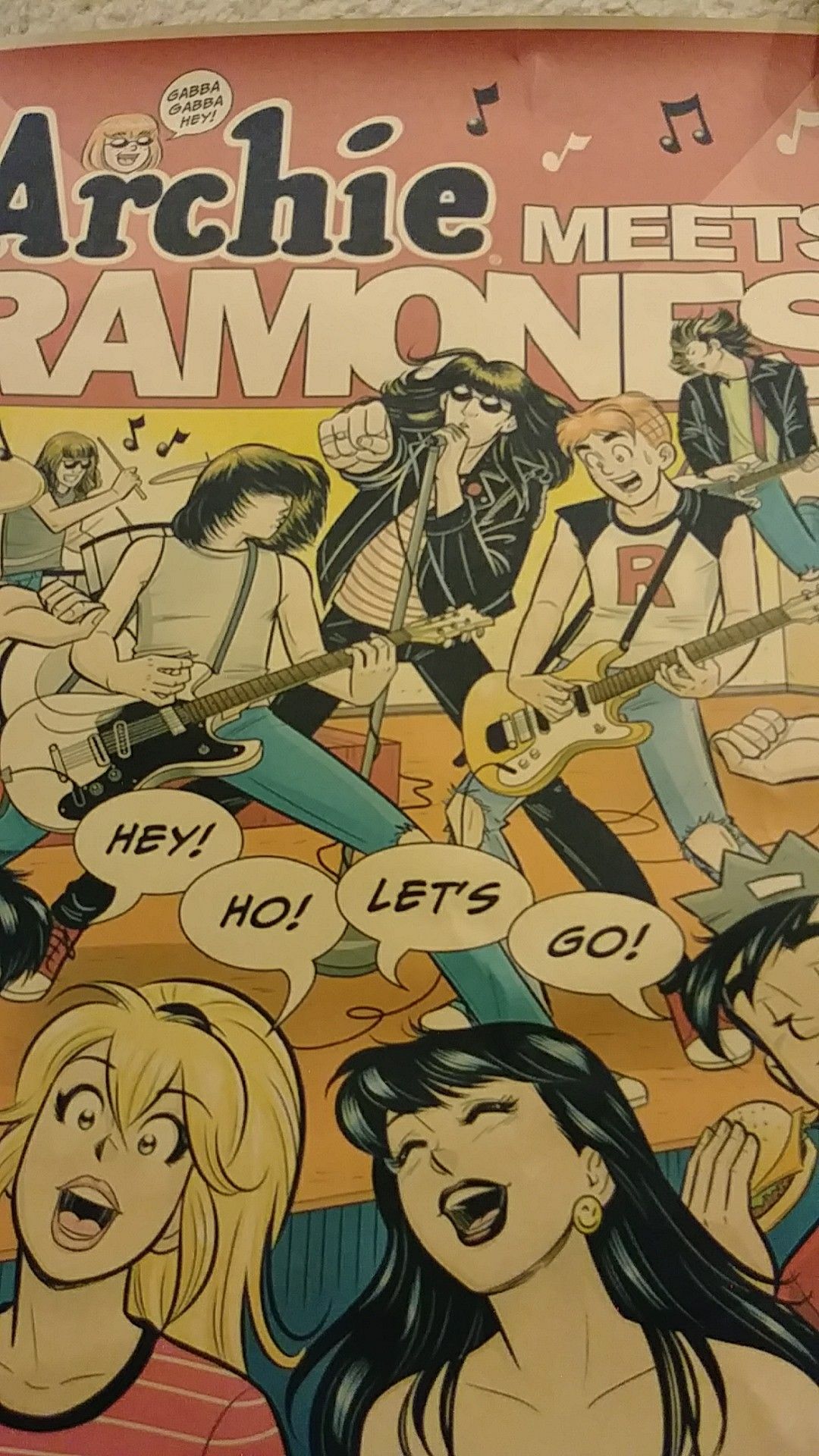 ARCHIE MEETS THE RAMONES POSTER