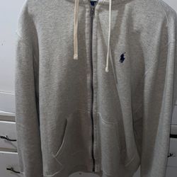 Fleece Full-Zip Hoodie Polo 