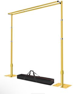 Double Crossbar 10x10 Gold Heavy Duty Adjustable