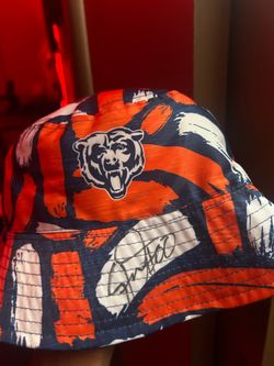 Staley da bear signed bears bucket hat flipable
