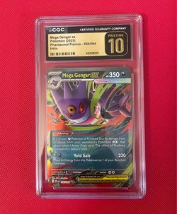 Pristine 10 CGC Mega Gengar EX