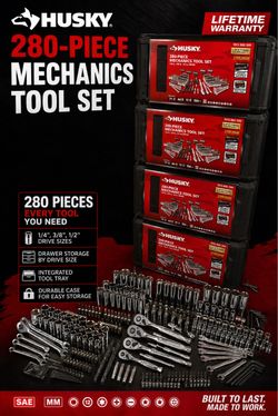 Husky 280-Piece Mechanics Tool Set