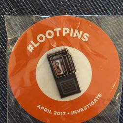 Loot Crate Exclusive Investigate Pin