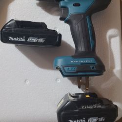 Makita Drill With 2 Battery 
