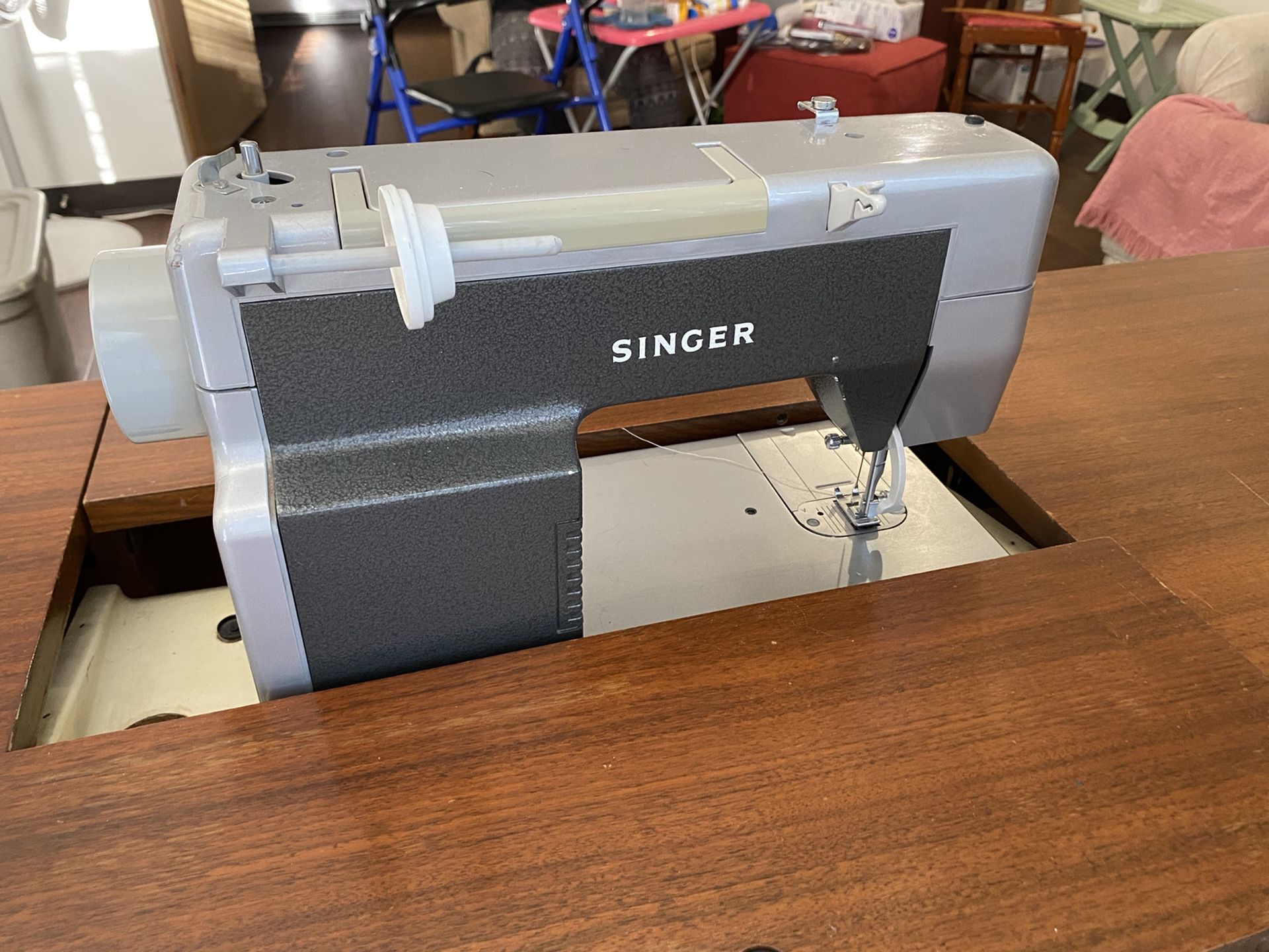 Singer Commercial All Metal Sewing Machine 