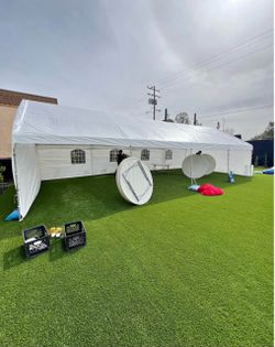 Party tables  chairs  tent