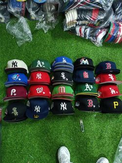 ALL SIZES DM AND ASK FITTED CAP HAT NEW ERA TEAM HATS