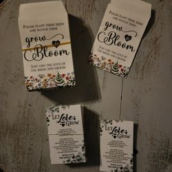 Wedding Favor Bag & Thank You Cards