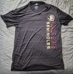 Florida State Seminoles performance V-neck T-shirt made by Colosseum.