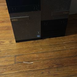 3 Dell Desktop Computers Mini Towers