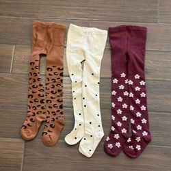 Little Stocking Co footed tights 3-4 years