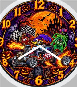Kustom Kulture Halloween Angry bird hot rod Rat Fink