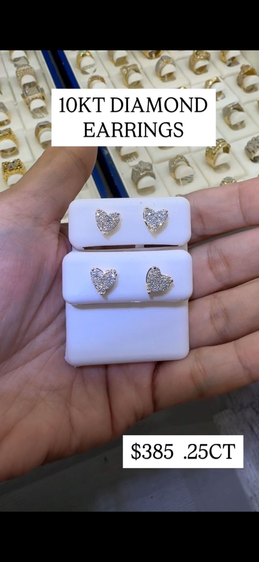 10KT DIAMOND EARRINGS