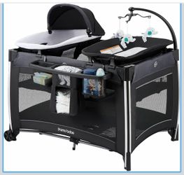 4 in 1 Bassinet and Playpen, Changing Table & Crib