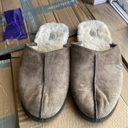 Ugg Mens Scuff Slippers Size 12 Tan
