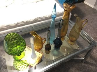 Vintage and MCM Glass Decor