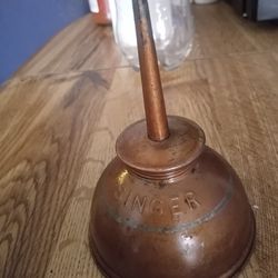 Thumb Pump Vintage Oil Can