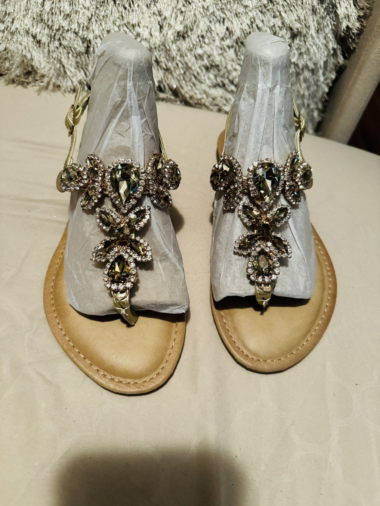 Women’s Gold Sandals 