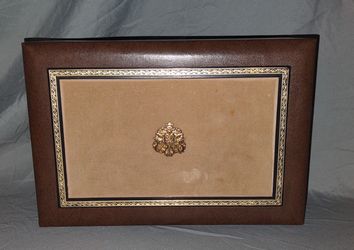 Vintage Prince Gardner Velvet Lined 2-Tier Jewelry Box 