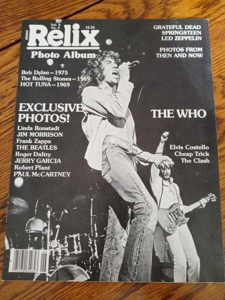 RARE RELIX PHOTO MAGAZINE...GREAT B&W PICS...NICE ITEM!!!