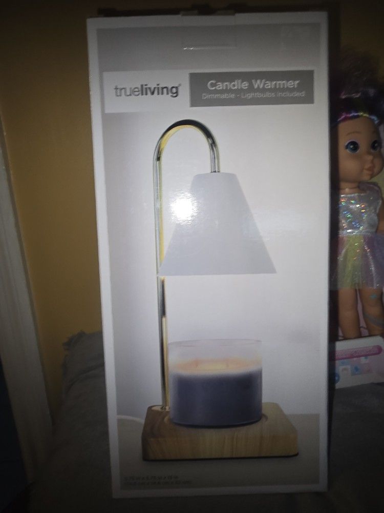 🆕️LARGE CANDLE WARMER. DIMABLE LIGHT BULB INCLUDED