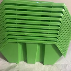 Green Stackable Bins 