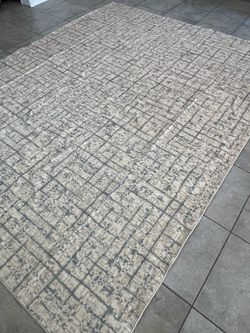 Modern Abstract Grid machine washable Area Rug - E185 - 8x10 feet