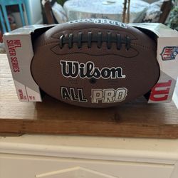 Wilson Letter Football 