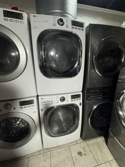LG Front Load Washer & Dryer Set with SteamWash