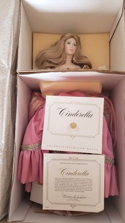 PORCELAIN DOLL CINDERELLA FRANKLIN HEIRLOOM DOLLS