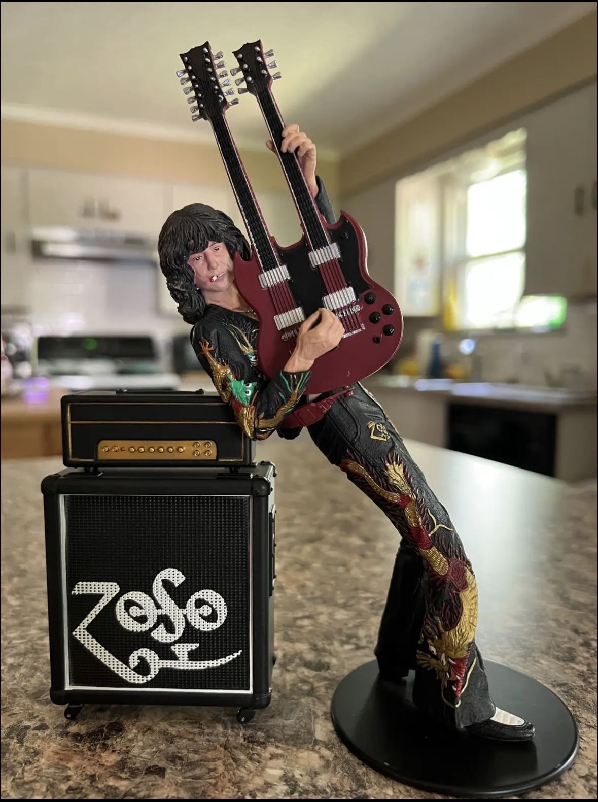 Jimmy Page フィギュア Led Zeppelin Jimmy Page Rock Iconz Statue by