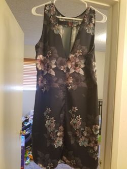 H&M blue flower dress