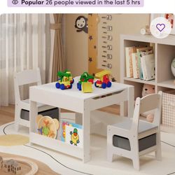 Kids Study Table And Chairs