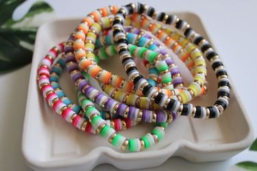 Clay Bracelet Heishi Bracelets Jewelry