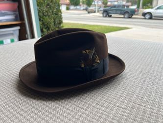 Vintage Portis Beaver Blend Fedora Hat