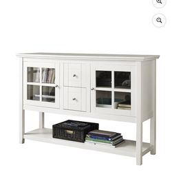 White buffet stand  brand new in box