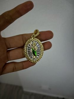 Gold plated pendant