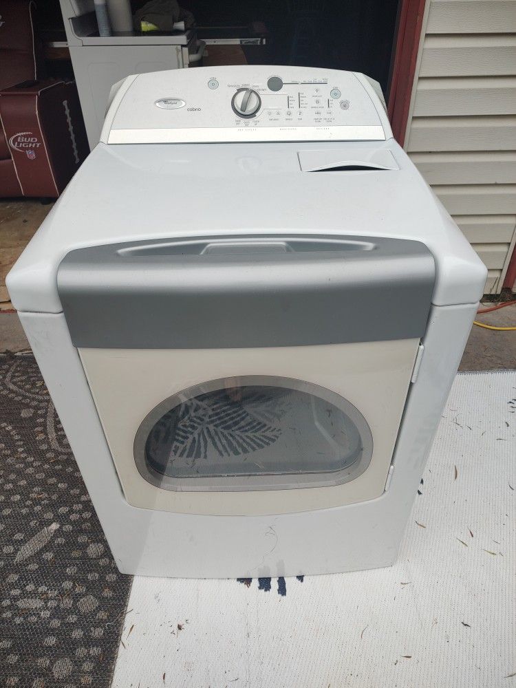 Whirlpool Cabrio Dryer White 100 OBO for Sale in Monroe, NC OfferUp