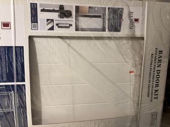 NEW White Barn Door 36”