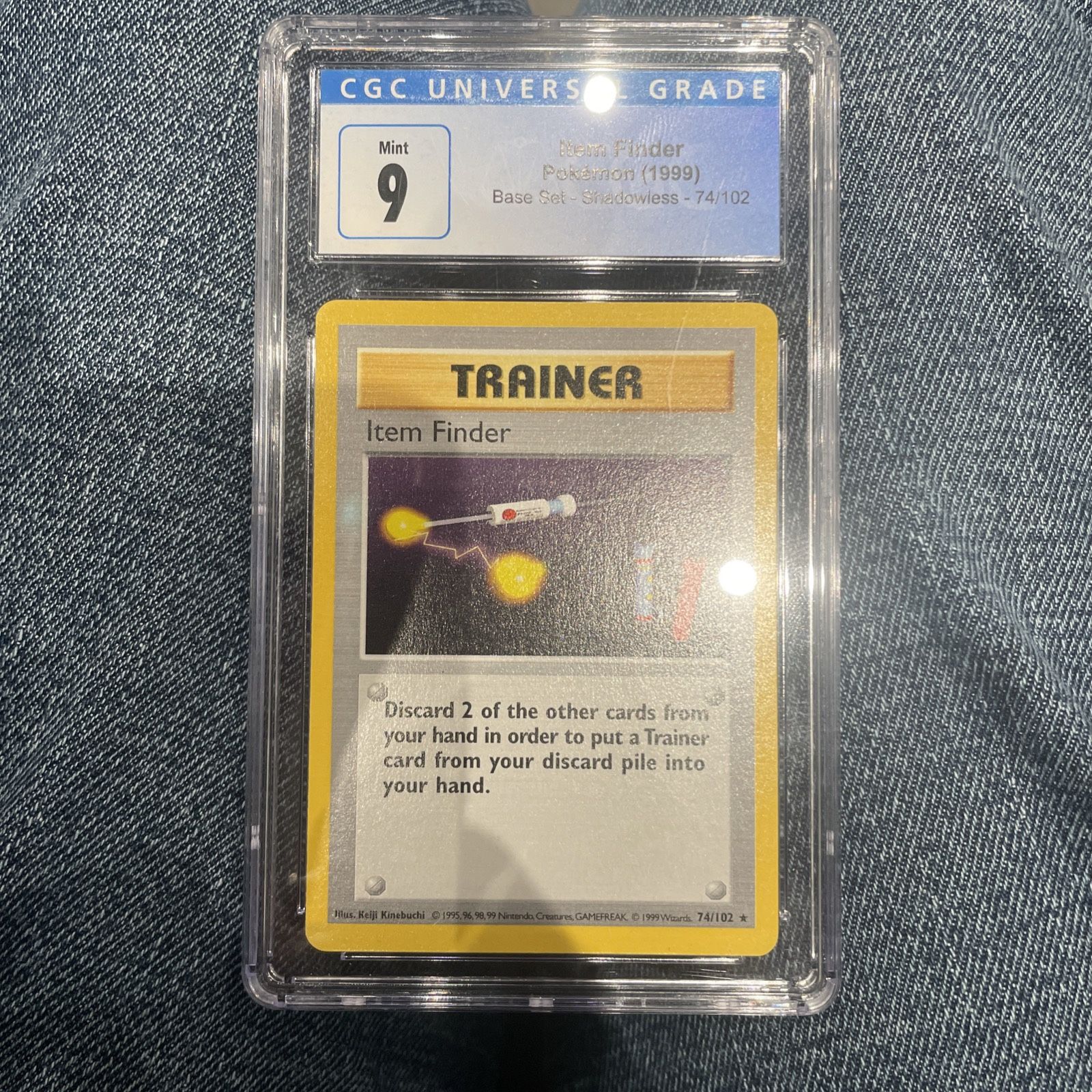 Pokemon Card CGC 9 MINT
