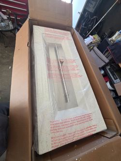 Outdoor fireplace new in box