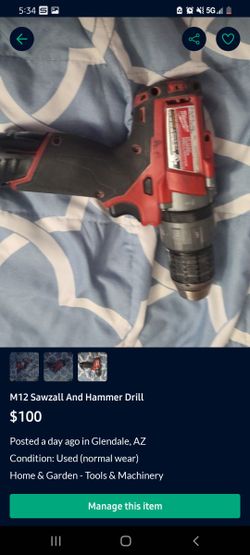 M12 Hammer Drill 